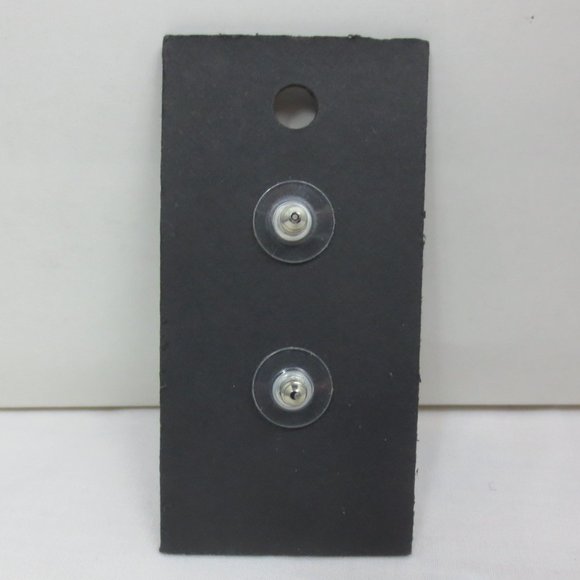 New Hand Crafted Mystical Face Stud Clay Earrings - Picture 2 of 6